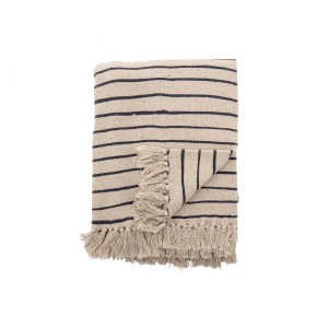 Eia Throw, Nature, Recycled Cotton 毯子