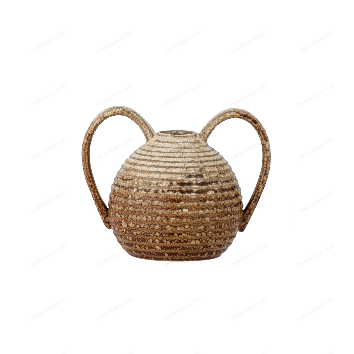 Risa Vase, Brown, Stoneware花瓶