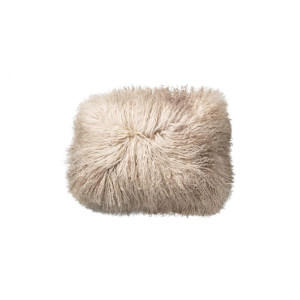 Nanak Cushion, Nature, Lambskin Tibetian靠垫