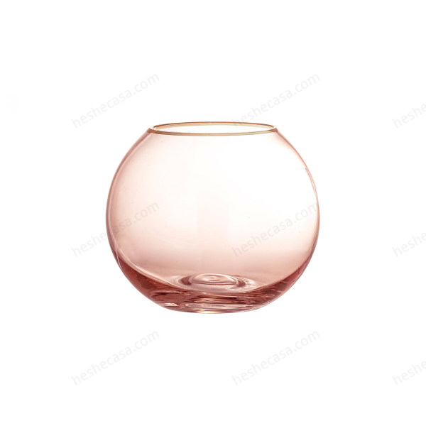 Nelie Vase, Rose, Glass花瓶