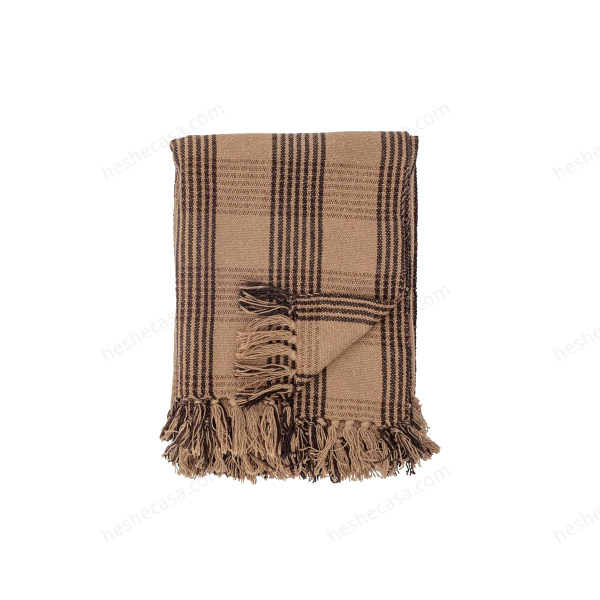 Robbi Throw, Brown, Recycled Cotton 毯子