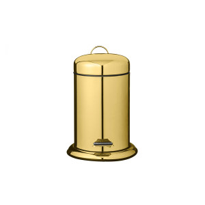 Loupi Dustbin, Gold, Metal 垃圾桶