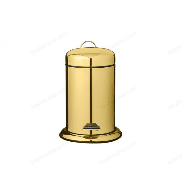 Loupi Dustbin, Gold, Metal 垃圾桶