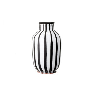Schila Deco Vase, White, Terracotta花瓶