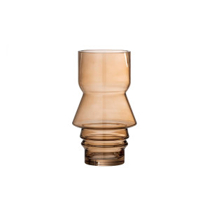 Zalla Vase, Brown, Glass花瓶