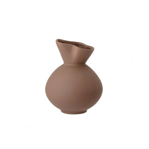 Nicita Vase, Brown, Stoneware花瓶