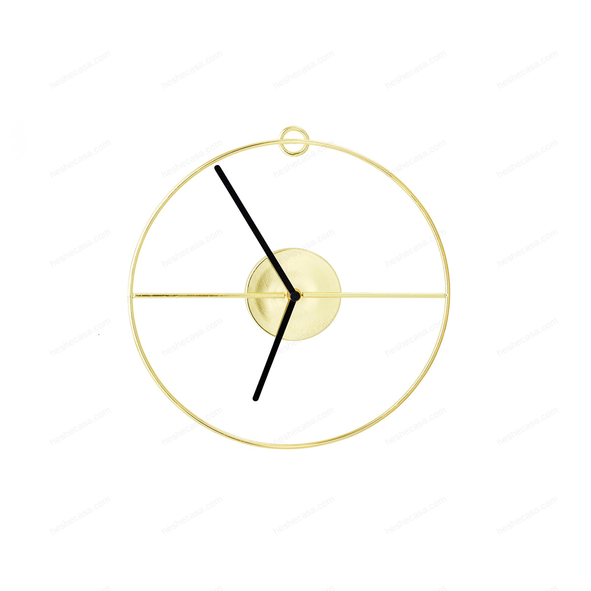Selin Wall Clock, Gold, Metal钟表