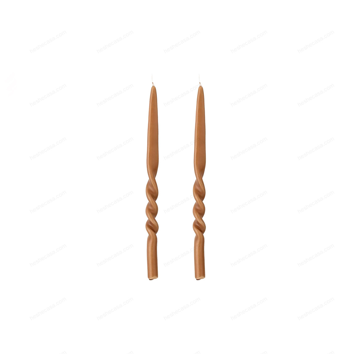 Twist Candle, Brown, Parafin香薰/蜡烛/烛台