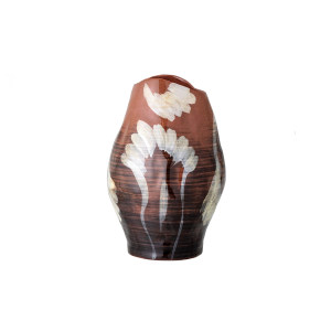 Obsa Vase, Brown, Stoneware花瓶
