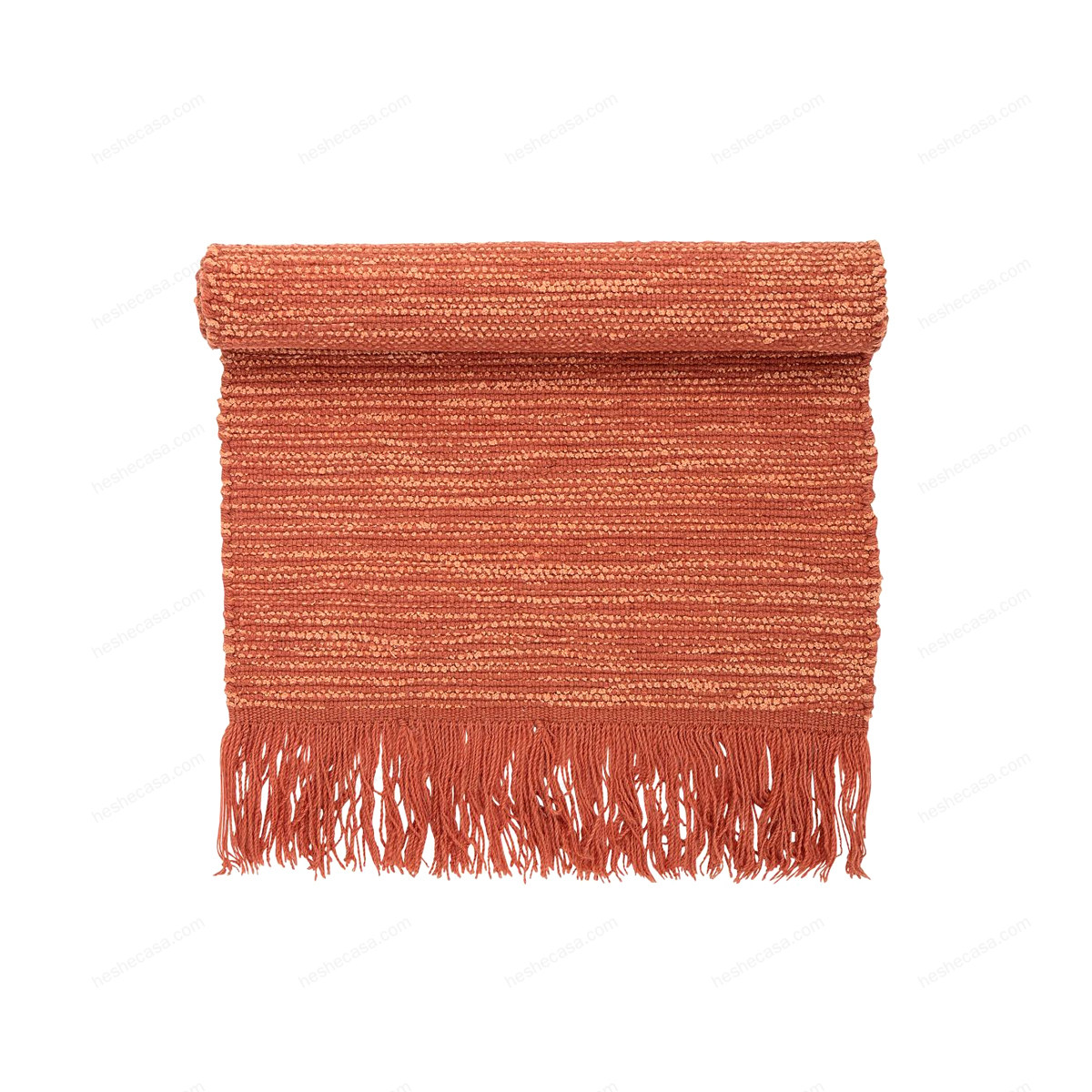 Raja Rug, Orange, Wool地毯