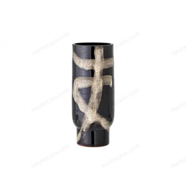 Vefa Vase, Black, Terracotta花瓶