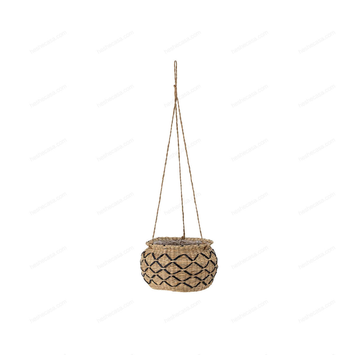 Reese Flowerpot, Hanging, Nature, Seagrass花瓶