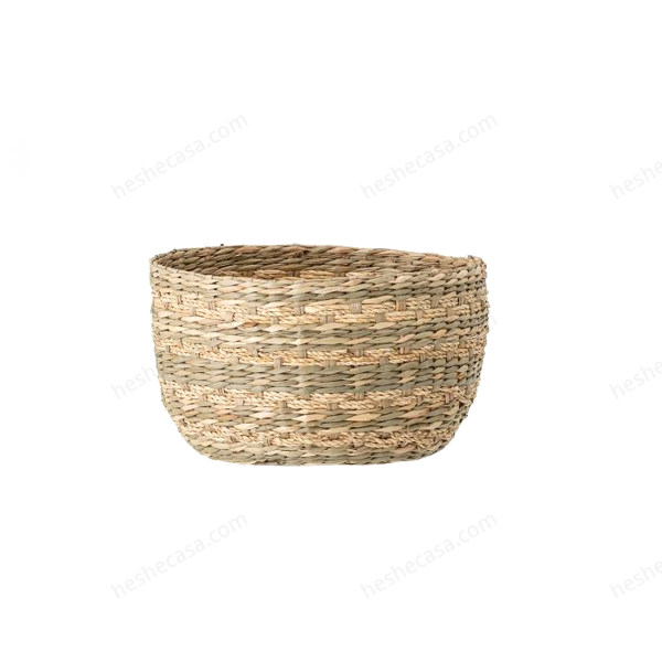 Sasha Basket, Nature, Seagrass 收纳篓