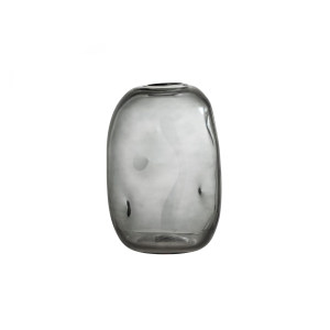 Vinda Vase, Grey, Glass花瓶