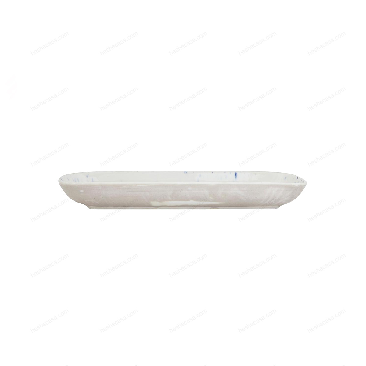 Heather Serving Plate, White, Stoneware 托盘