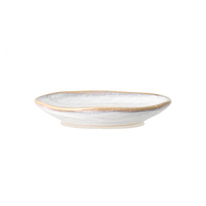 Iris Plate, White, Stoneware 盘子