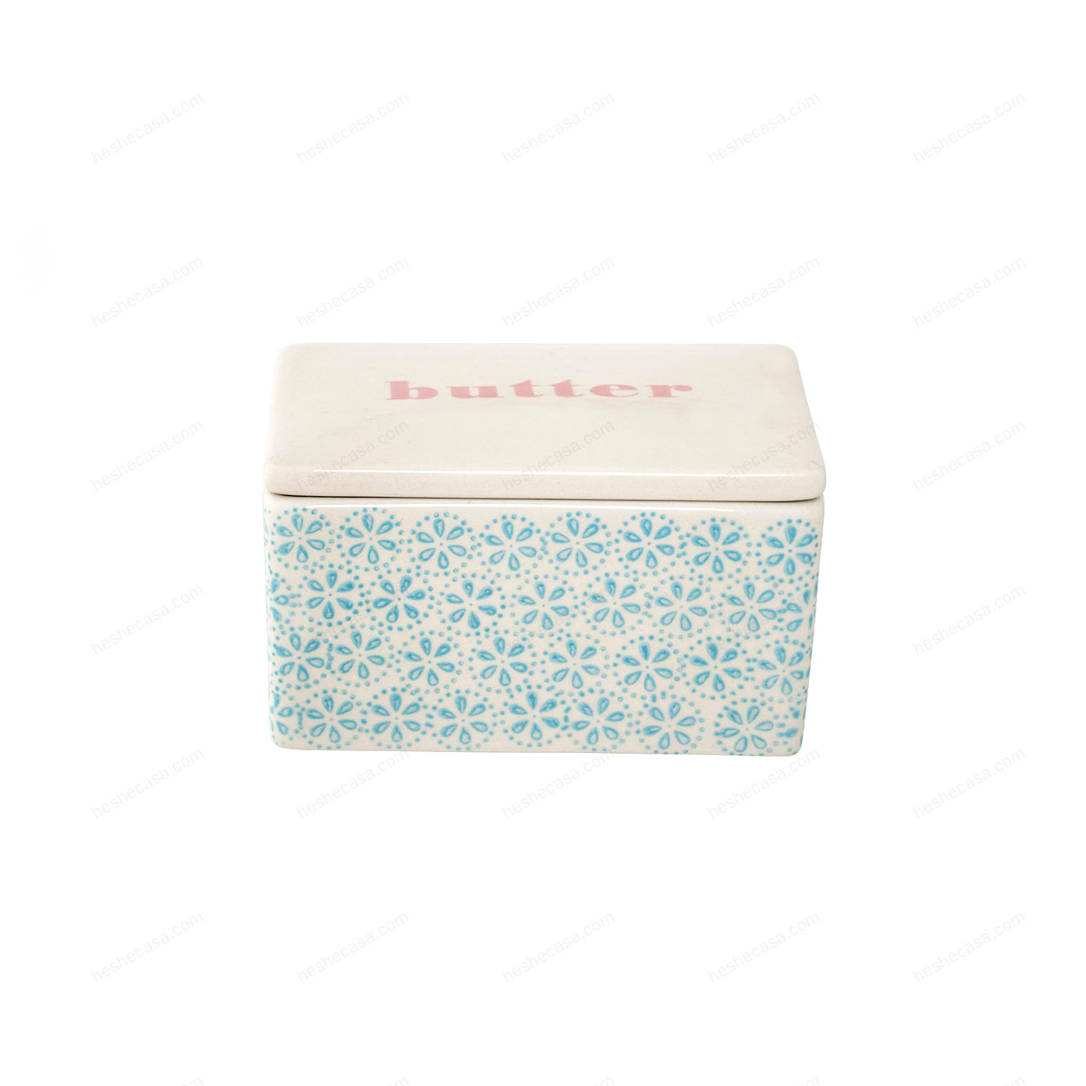 Patrizia Butter Box, Blue, Stoneware 储物罐