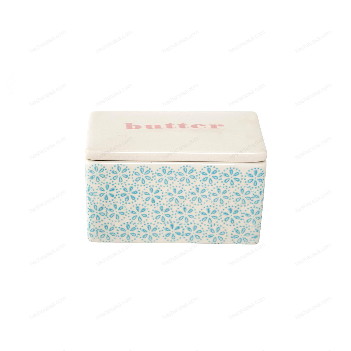 Patrizia Butter Box, Blue, Stoneware 储物罐