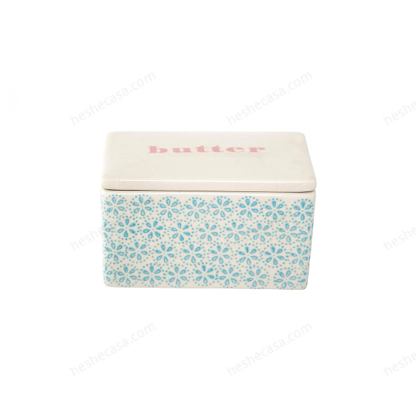 Patrizia Butter Box, Blue, Stoneware 储物罐
