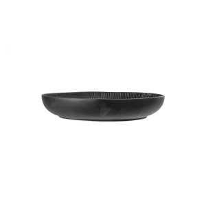 Neri Serving Bowl, Black, Stoneware 盘子