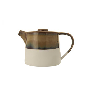 Heather Teapot, Green, Stoneware 茶壶