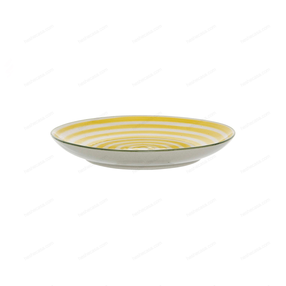 Patrizia Plate, Yellow, Stoneware 盘子