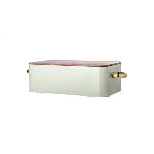 Paolo Bread Bin, Green, Metal 面包盒