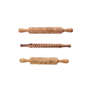 Kiesha Rolling Pin, Nature, Wood 擀面杖