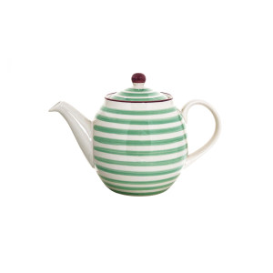 Patrizia Teapot, Green, Stoneware 茶壶
