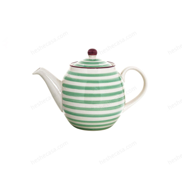 Patrizia Teapot, Green, Stoneware 茶壶