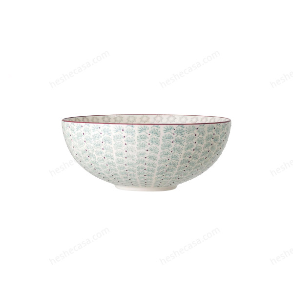 Maya Serving Bowl, Green, Stoneware 碗