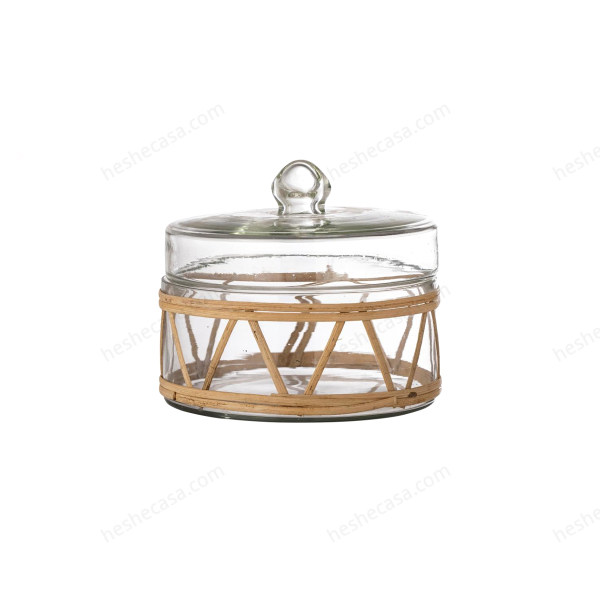 Loreen Jar WLid, Clear, Glass 储物罐