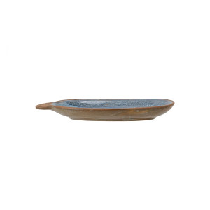 Hariet Plate, Blue, Stoneware 盘子