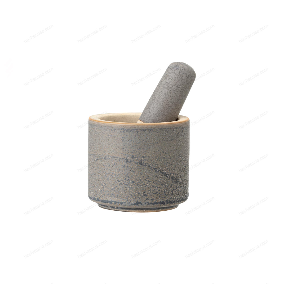 Kendra Mortar & Pestle, Grey, Stoneware 石臼