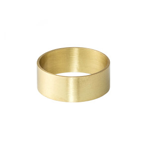 Laurie Napkin Ring, Gold, Brass 餐巾环