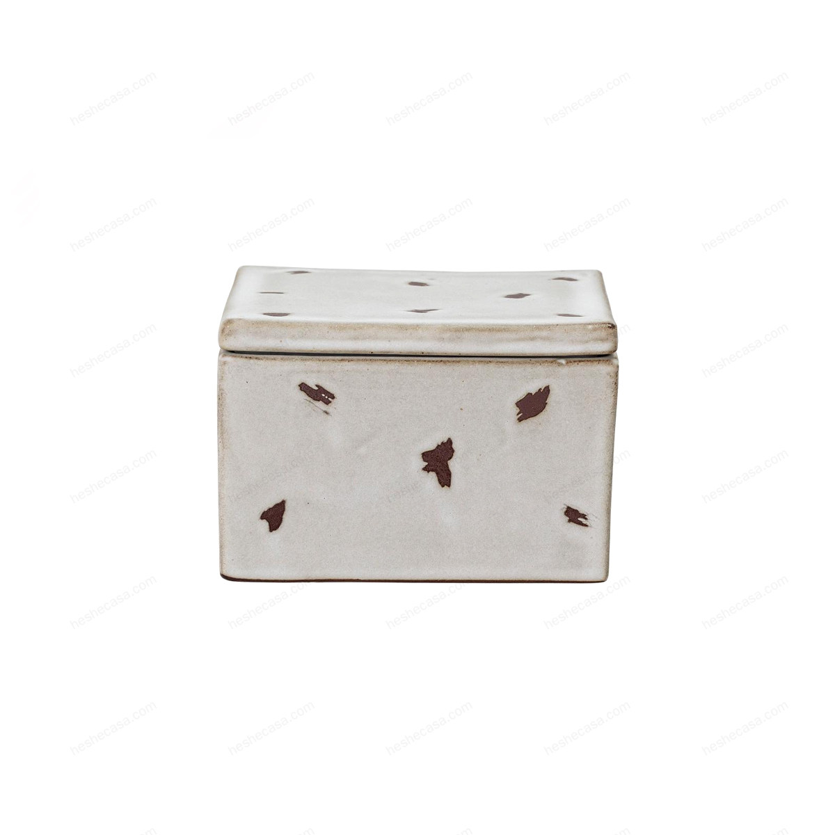 Moshi Jar WLid, White, Stoneware 收纳罐