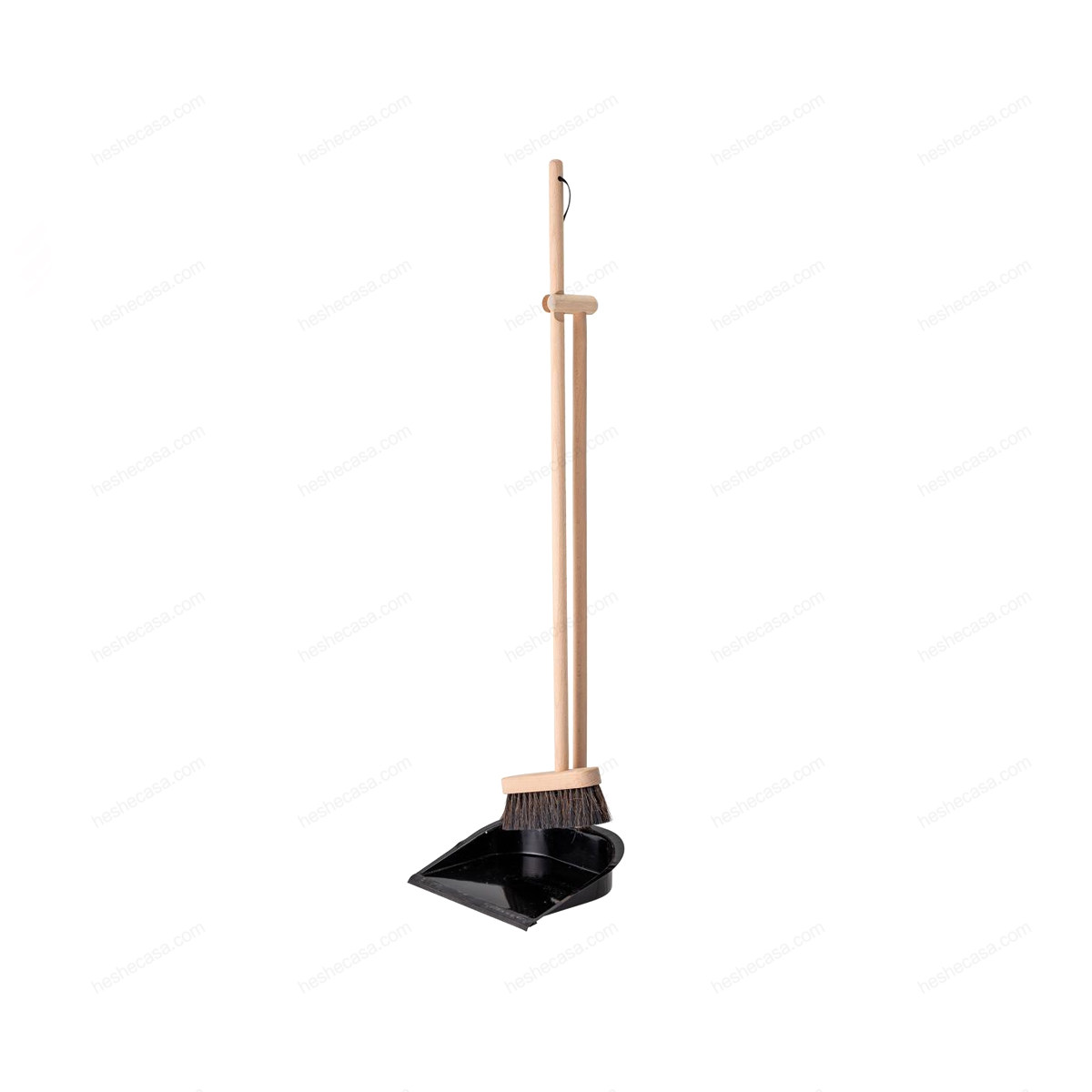 Cleaning Dustpan & Broom, Black, Beech 扫帚簸箕套装