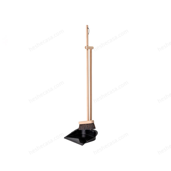 Cleaning Dustpan & Broom, Black, Beech 扫帚簸箕套装