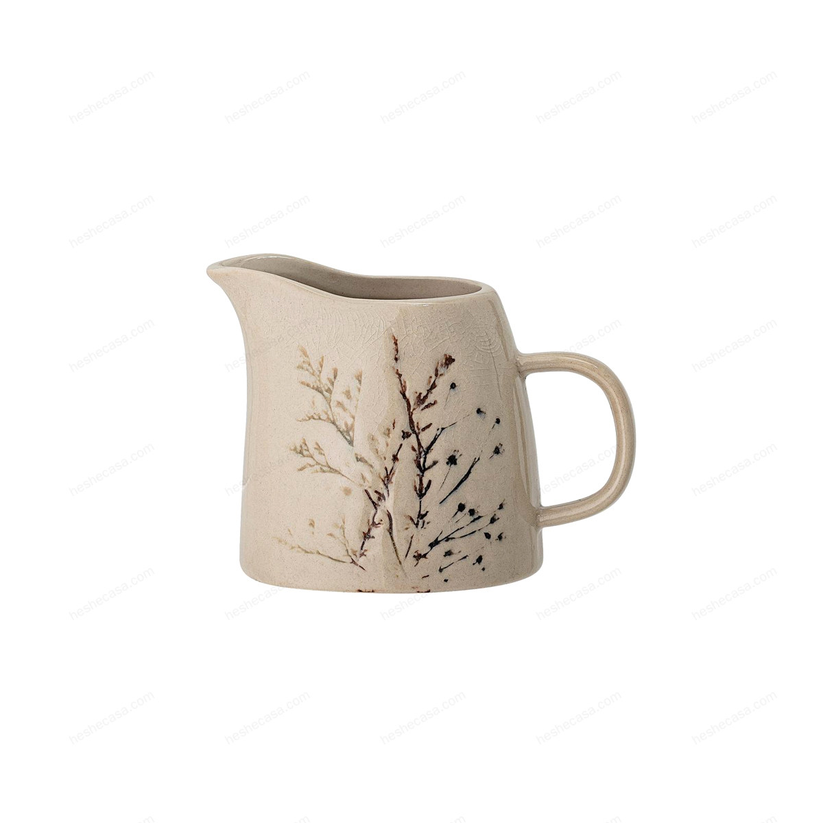 Bea Milk Jug, Nature, Stoneware 牛奶杯