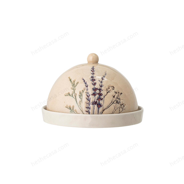 Bea Butter Dome, Nature, Stoneware 黄油盒