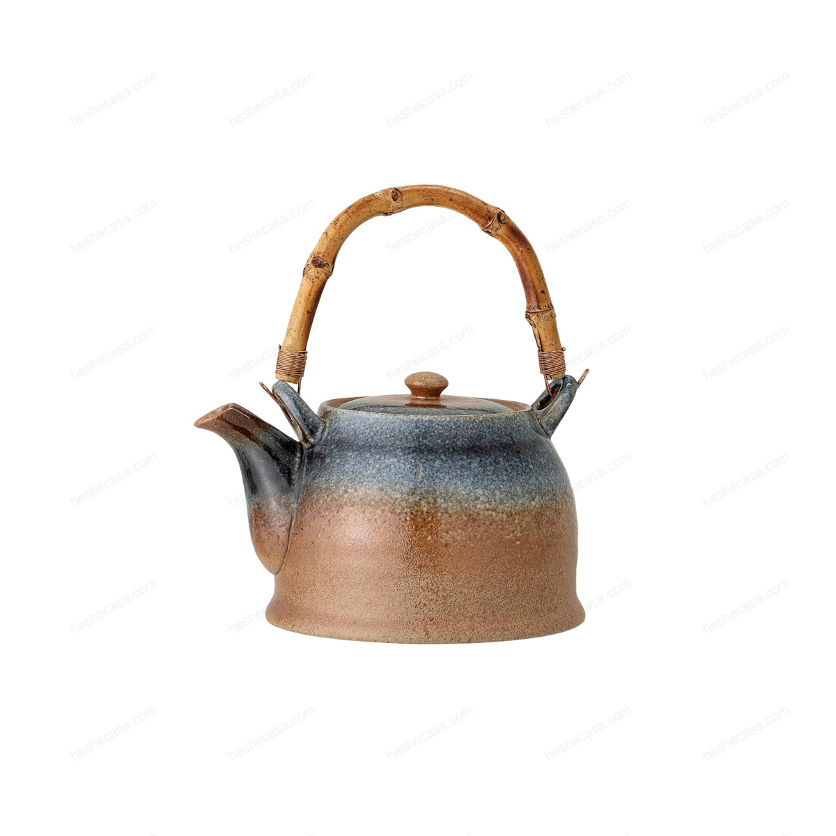 Aura Teapot WTeastrainer, Blue, Porcelain 茶壶