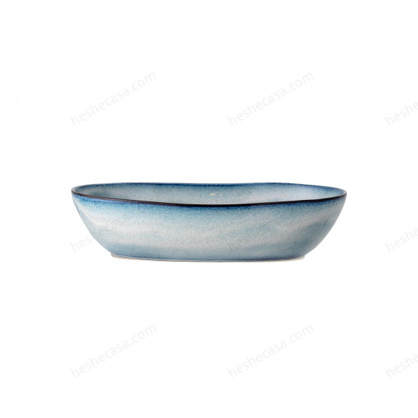 Sandrine Serving Bowl, Blue, Stoneware 碗