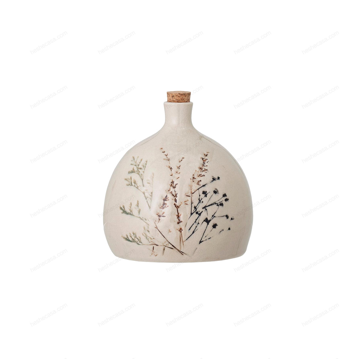 Bea Bottle WLid, Nature, Stoneware 水杯