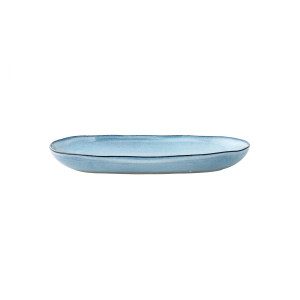 Sandrine Serving Plate, Blue, Stoneware 盘子