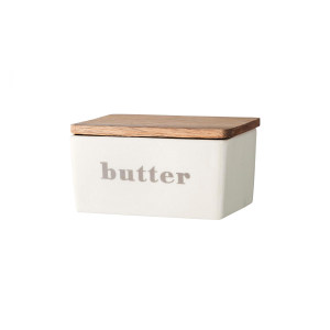Hanyu Butter Box, Grey, Stoneware 黄油盒
