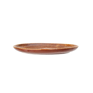 Thea Plate, Brown, Stoneware 盘子