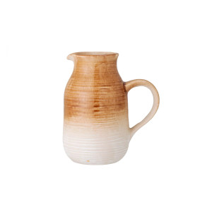 Dahlia Jug, Brown, Stoneware 水杯