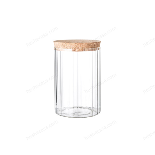 Roan Jar WLid, Clear, Glass 收纳罐