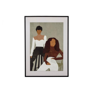 Lilian Frame, Black, Pine装饰画