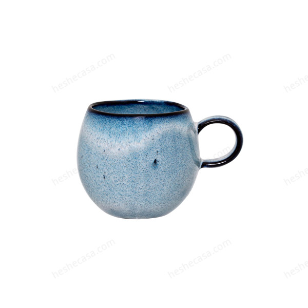 Sandrine Cup, Blue, Stoneware 咖啡杯